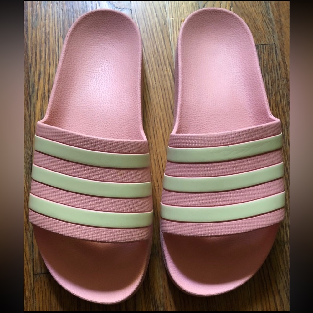 Adidas Aqua Slides, size: 11